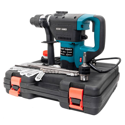 RONSHIN 60hz Professional Electric Hammer Heavy Duty Rotary Hammer Drill Blue