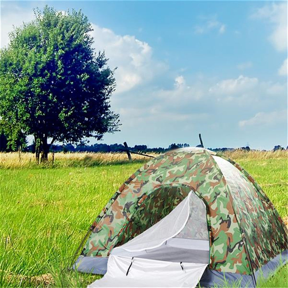 THBOXES Waterproof Camping Tent 3-4 Person Tents Camouflage