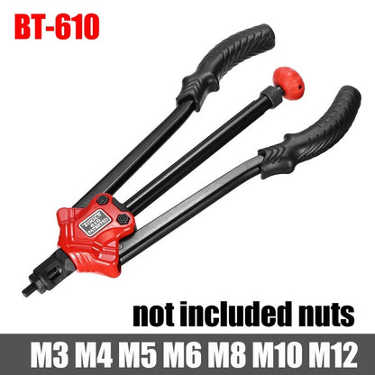 TOWALLMARK Rivet Nut Tool BT610 Hand Riveter Machine Riveting Kit