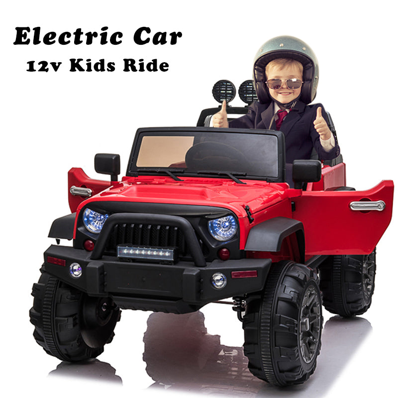 YIWA 12v Kids Ride On Electric Car Remote Control Suv Toy Dual Drive 3 Speeds