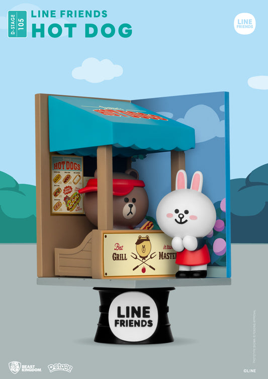 Diorama Stage-105-Line Friends-Hot Dog (D-Stage)