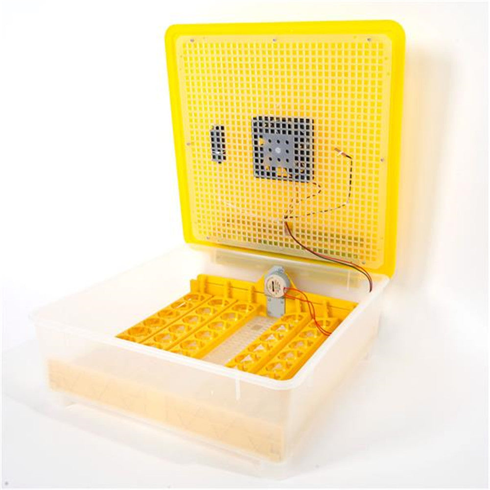 DISHYKOOKER Poultry Automatic Incubator Set for 48 Eggs Yellow