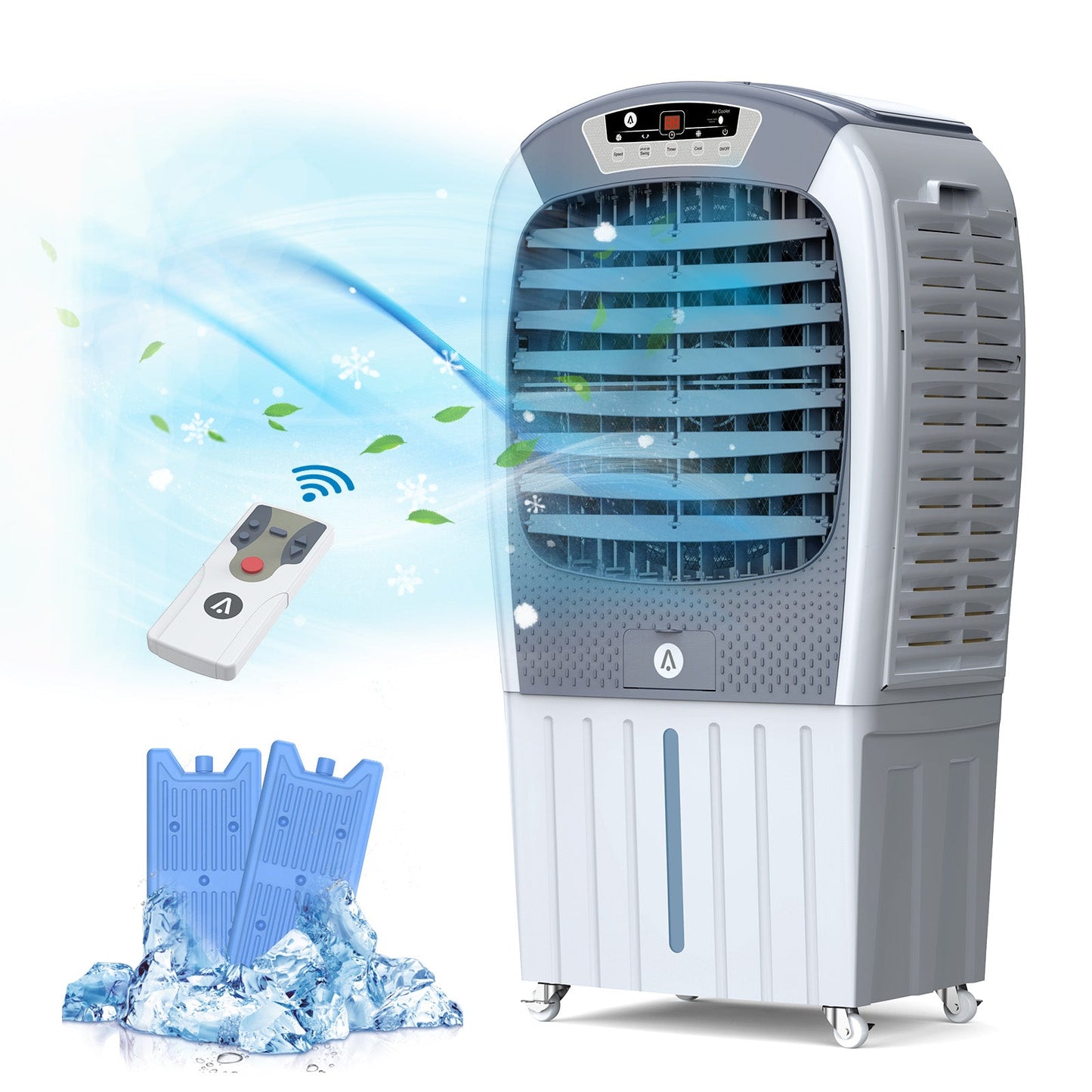 GARVEE Aprafie Evaporative Air Cooler 3500CFM Portable Air Conditioners Swamp Cooler Cooling Fan