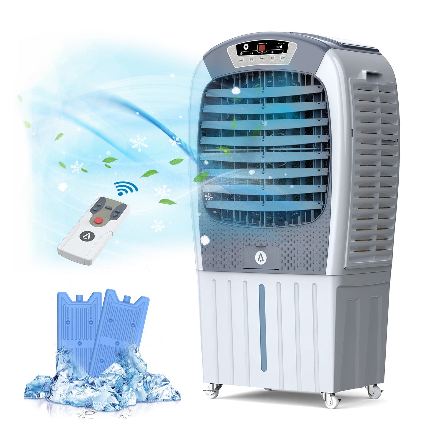 GARVEE Aprafie Evaporative Air Cooler 3500CFM Portable Air Conditioners Swamp Cooler Cooling Fan