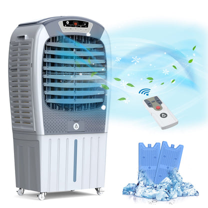 GARVEE Aprafie Evaporative Air Cooler 3500CFM Portable Air Conditioners Swamp Cooler Cooling Fan