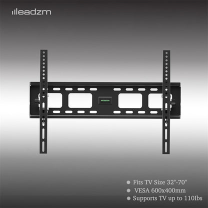 RONSHIN 32-70" TV Stand Lightweight Wall Mounted Maximum 50kg Black