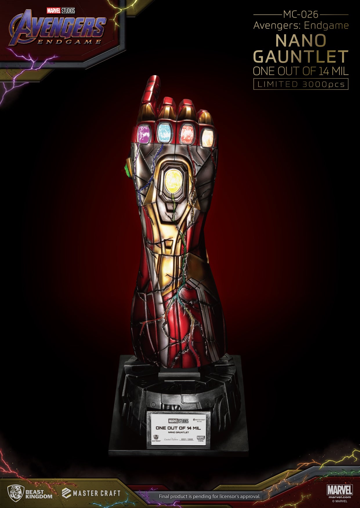 Avengers: Endgame Master Craft Nano Gauntlet (Master Craft)