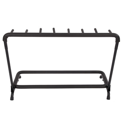 YIWA Multi Guitar Stand Rack Round Tube Shelf Type 7-Slot Display Holder