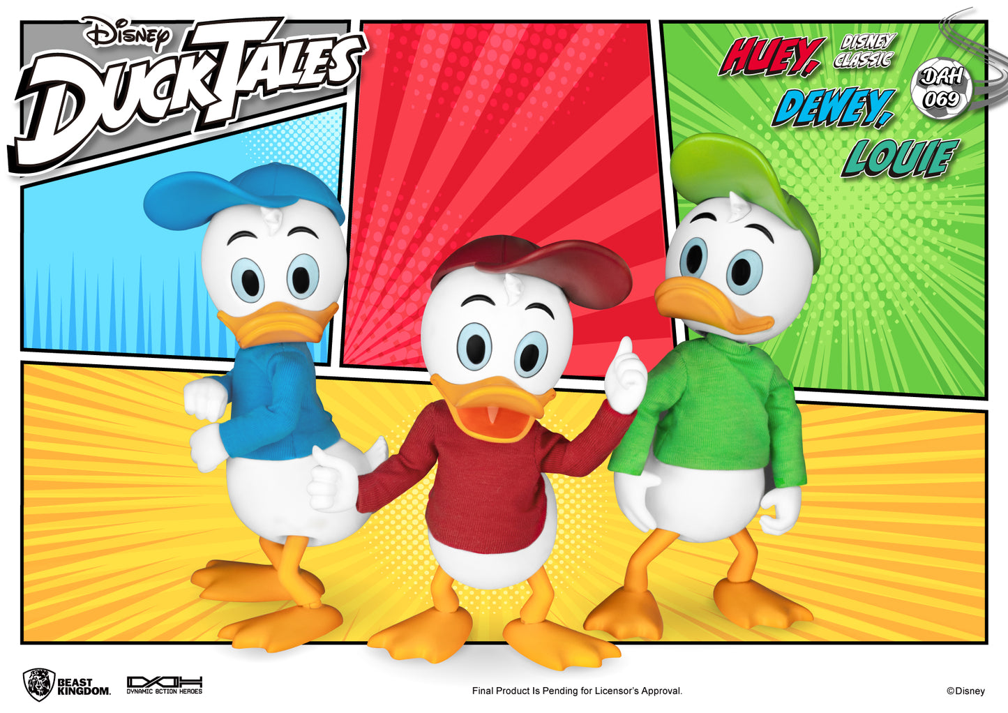 Ducktales Huey Dewey Louie (Dynamic 8ction Hero)