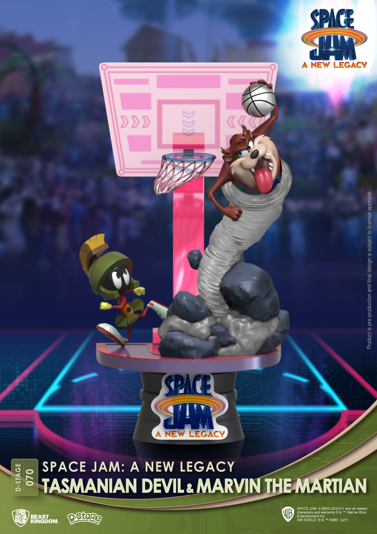 Space Jam: A New Legacy-Tasmanian Devil & Marvin The Martian (D-Stage)