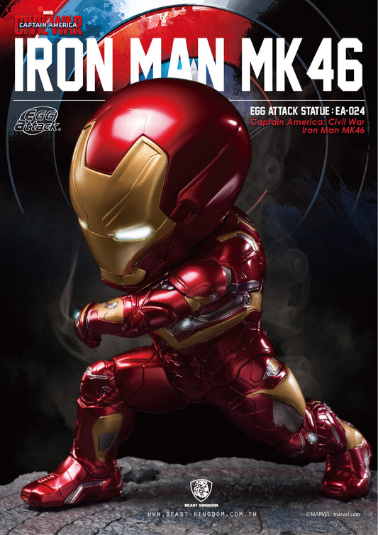 Captain America: Civil War Iron Man MK46 Statue (Egg Attack)