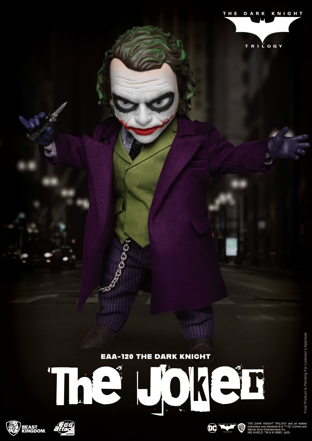 The Dark Knight The Joker (Egg Attack Action)