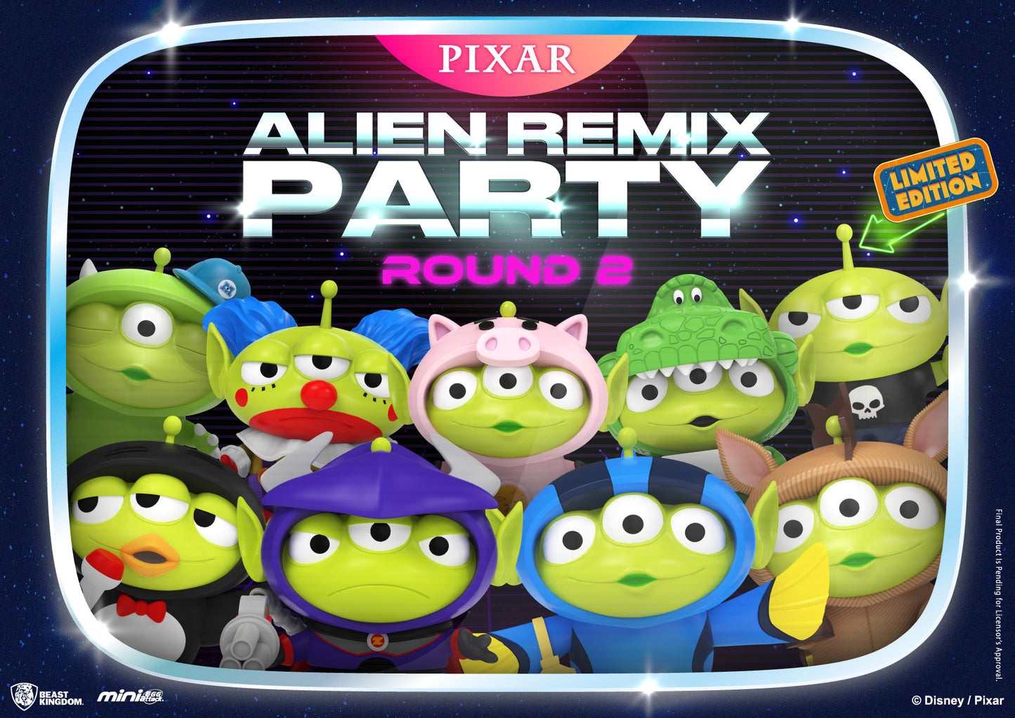 Alien Remix Party Round 2 Blind box Set  (Mini Egg Attack)