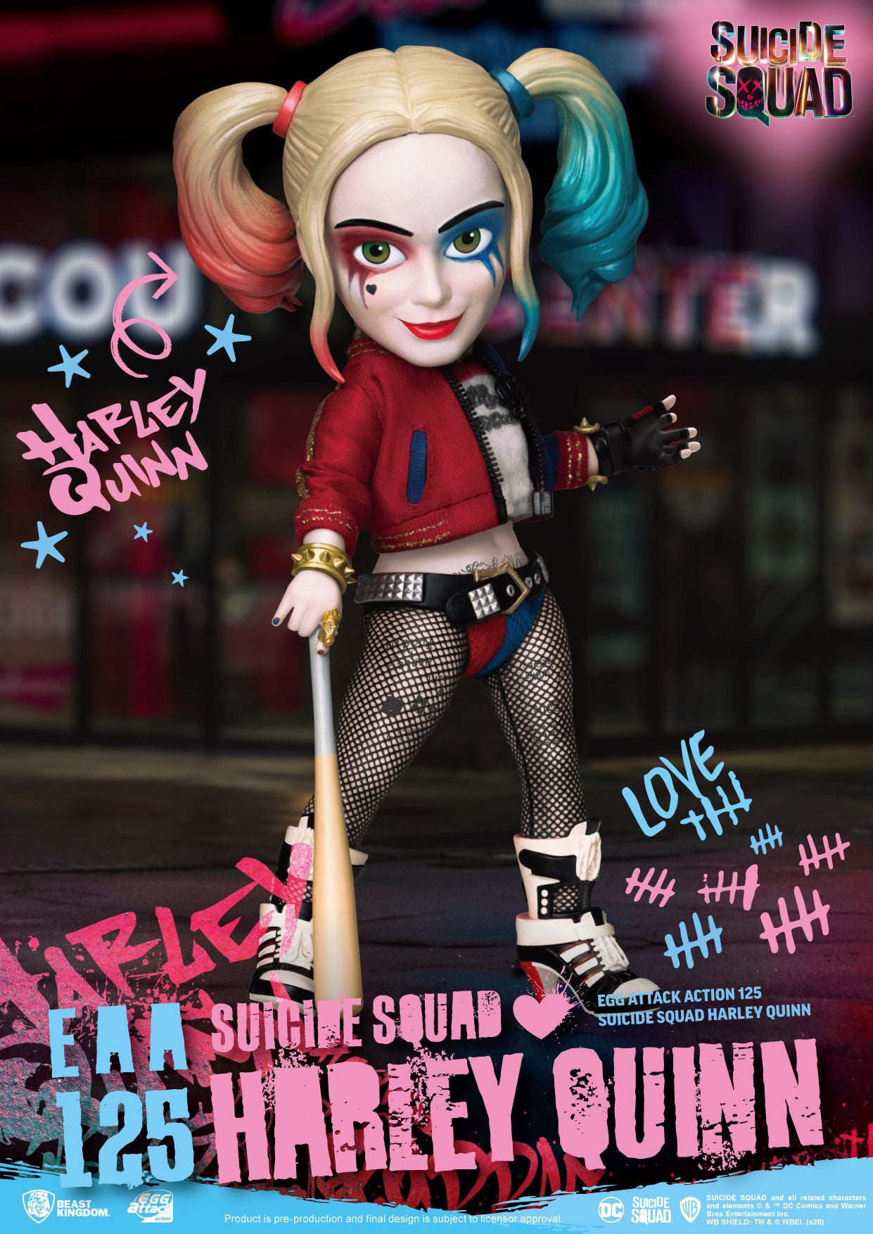 Suicide Squad Harley Quinn (Egg Attack Action)