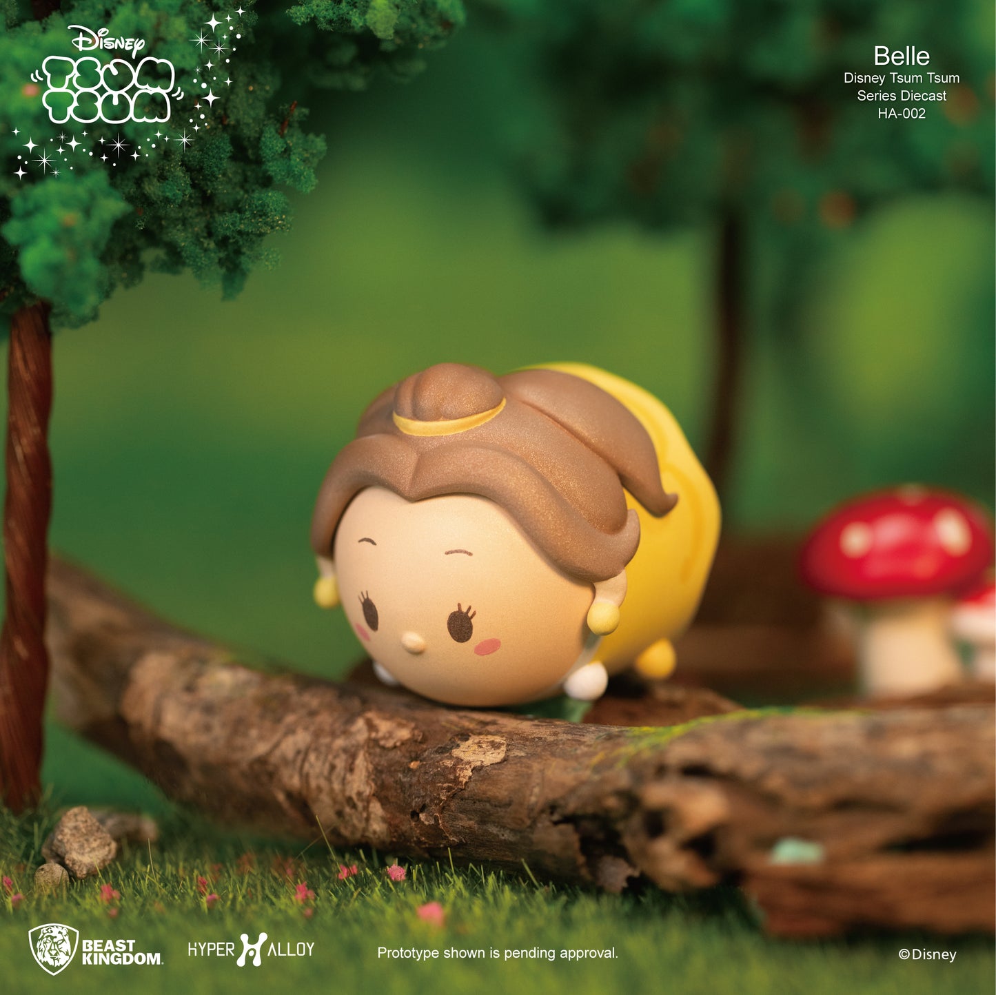 Disney Tsum Tsum Diecast Series-Belle (Hyper Alloy)