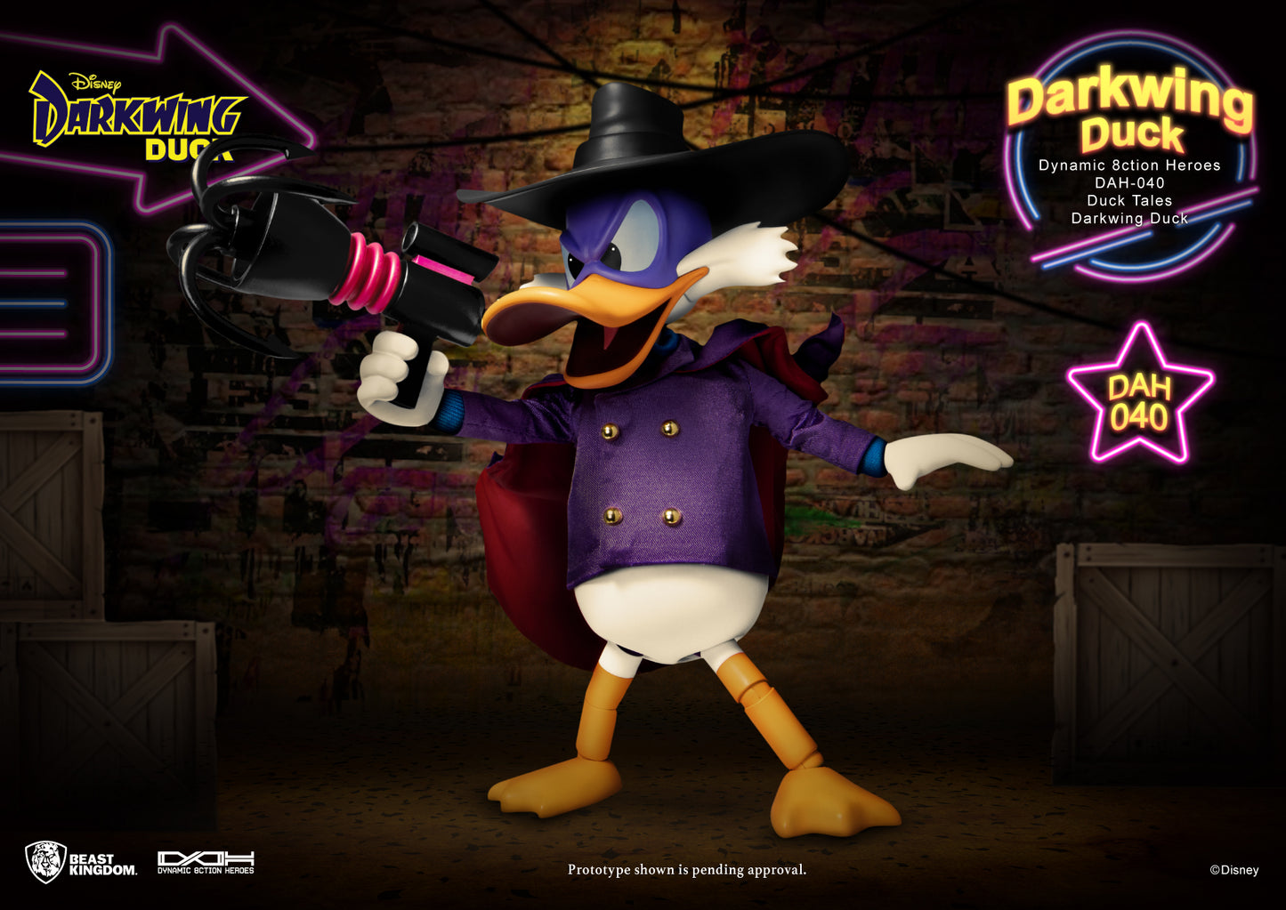 Ducktales Darkwing Duck (Dynamic 8ction Hero)