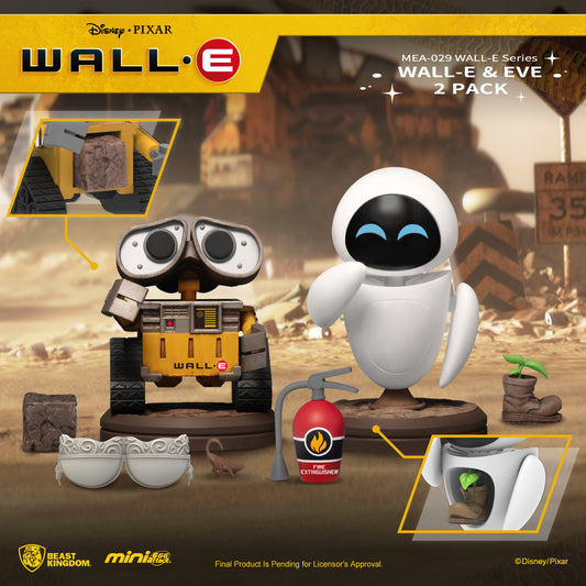 WALL-E Series WALL-E & EVE 2 PACK  (Mini Egg Attack)