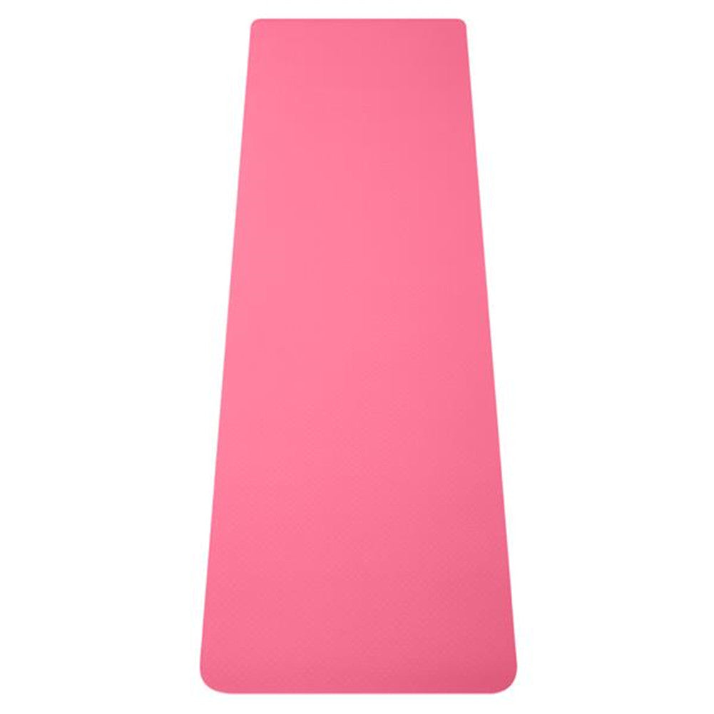 DSSTYLES TPE Yoga Mat 183*61*6cm Non-slip Gym Pad Pink