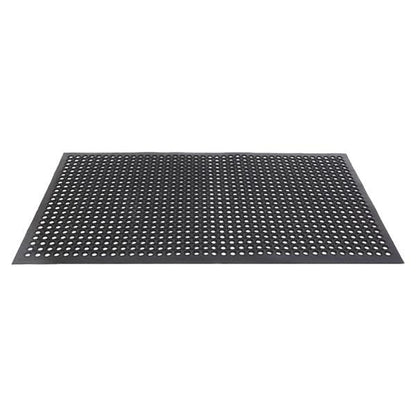 RONSHIN Rubber Floor Mat with Holes Non-slip Drainage Mat for Kitchen Restaurant Bar Bathroom