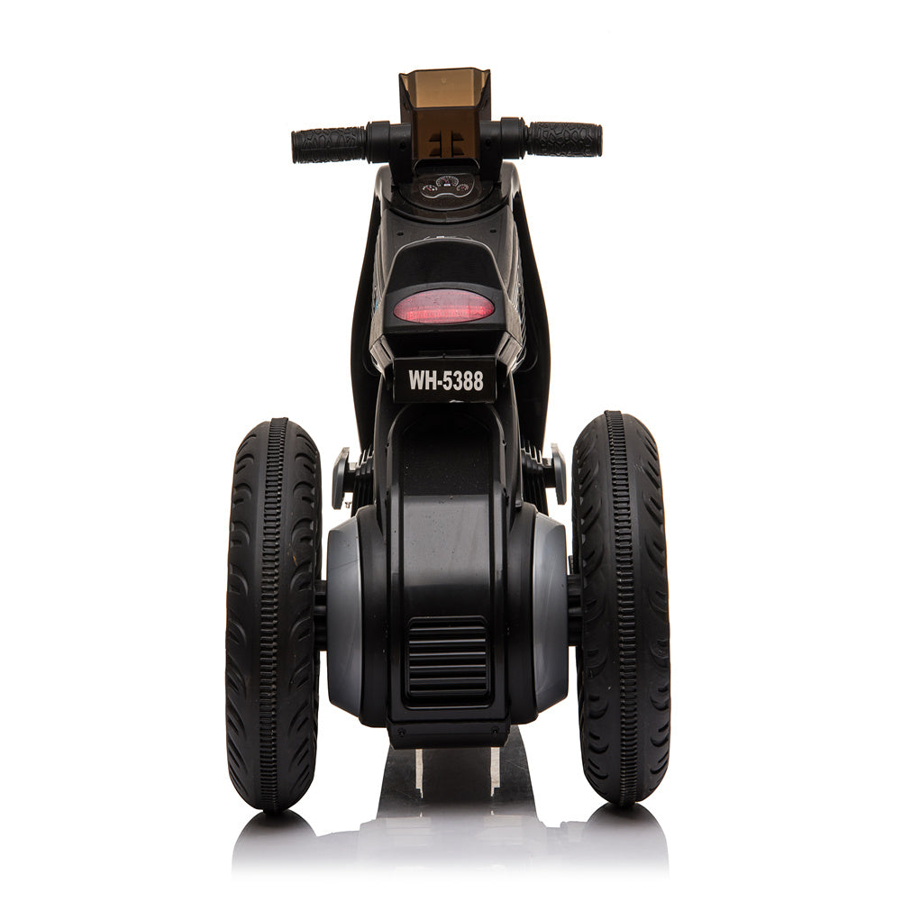 YIWA Dual Drive 6v 4.5a.h Children's 3 Wheels Electric Motorcycle with Music