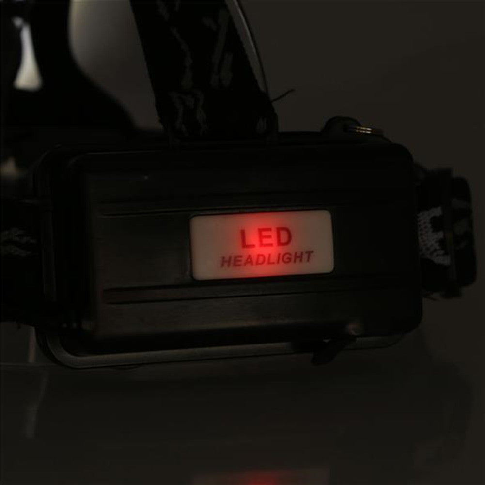 REDCOLOURFUL Head Lamp 11led USB Rechargeable Work Flashlight Black