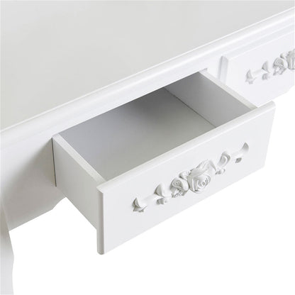 AMYOVE Mirror Dresser Mdf Modern Concise 4-Drawer Removable Mirror Dresser