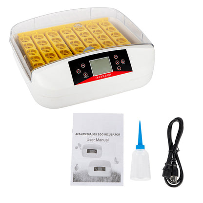 DISHYKOOKER Automatic Incubator 42 Eggs Incubator White