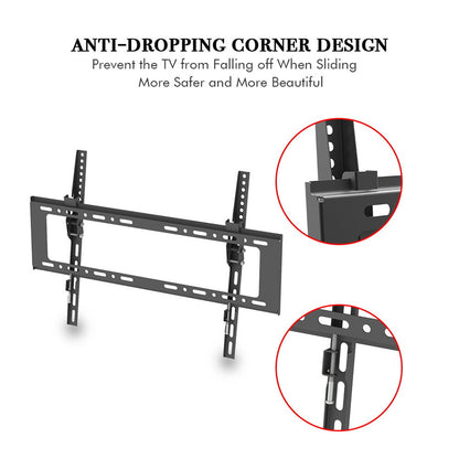 RONSHIN TV Stand Full Motion Bracket 32-70 Inches Black