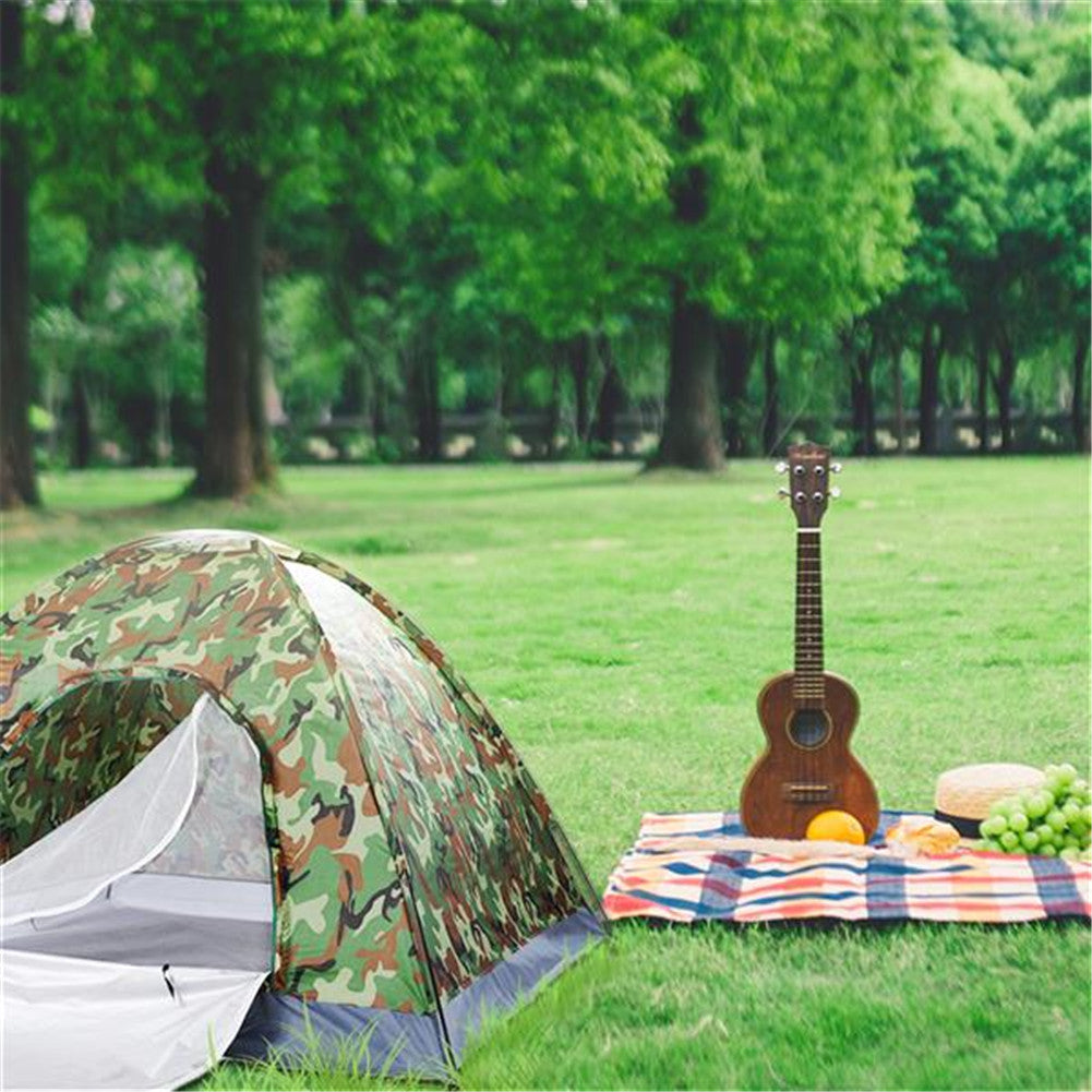 THBOXES Waterproof Camping Tent 3-4 Person Tents Camouflage