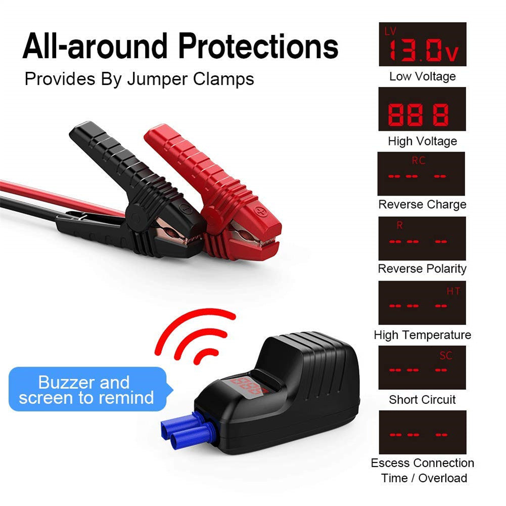 DBPOWER G16 Portable Car Jump Starter with LED Screen 2000a 20800mah Emergency Start Power Supply