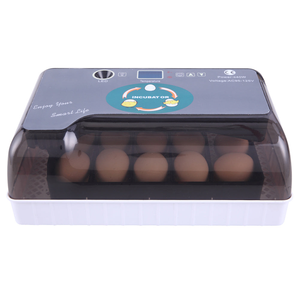 DISHYKOOKER 40W Digital Eggs Incubators for Hatching Chicken Ducks Birds Eggs Grey