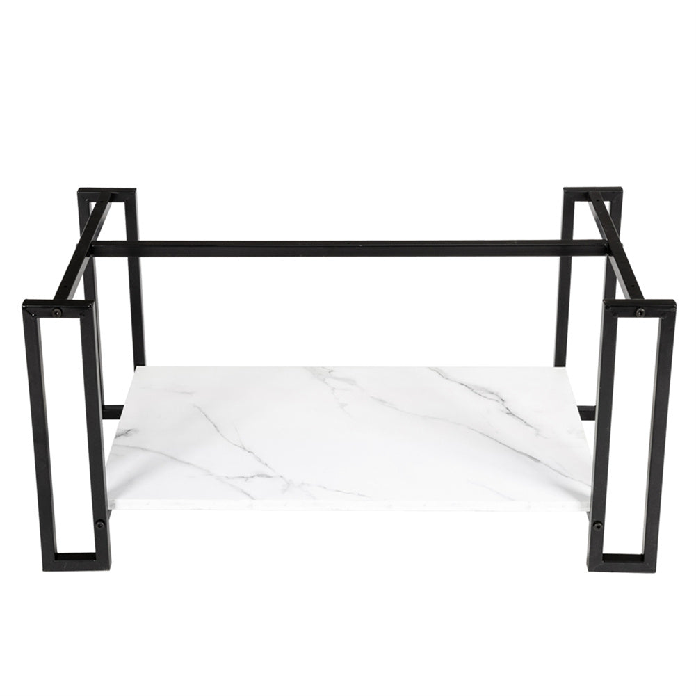 AMYOVE 2 Layers 1.5cm Thick Rectangle Coffee Table
