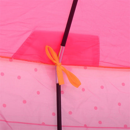 THBOXES Realeos Portable Folding Play Tent Children Kids Castle Pink