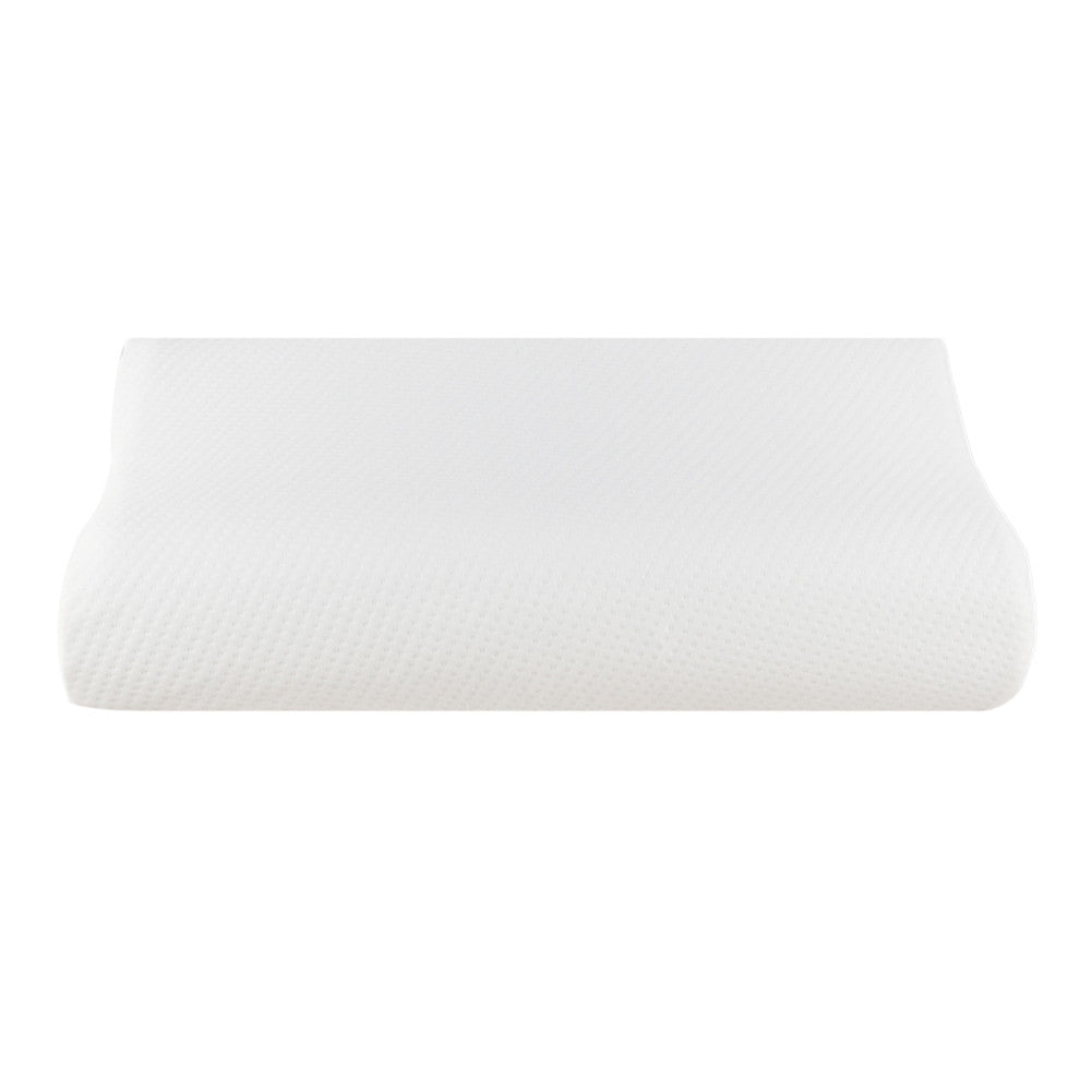 DSSTYLES Contour Pillow Memory Foam Pillow White