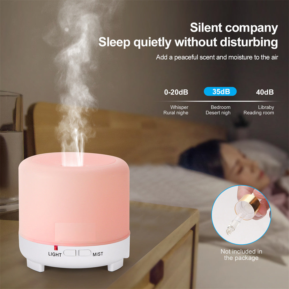 ZOKOP 120ml Usb Aroma Diffuser with Colorful Lights White