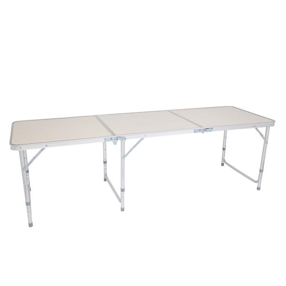 AMYOVE Folding Table for Home Picnics Camping Trips Buffets Barbecues White