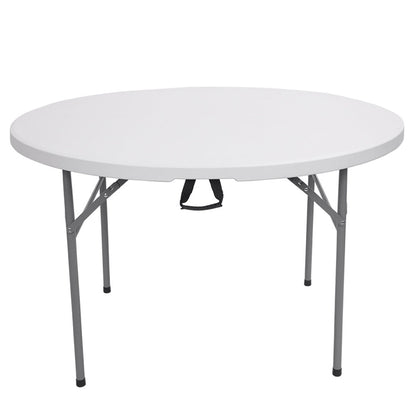 AMYOVE 48 Inch Round Folding Table Lightweight Outdoor Utility Table Furniture