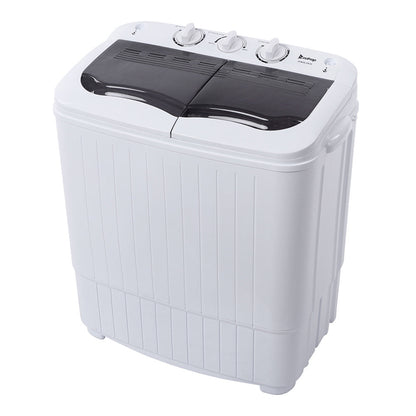 ZOKOP 14.3lbs Washing Machine Semi-automatic Twin Tub Laundry Washer