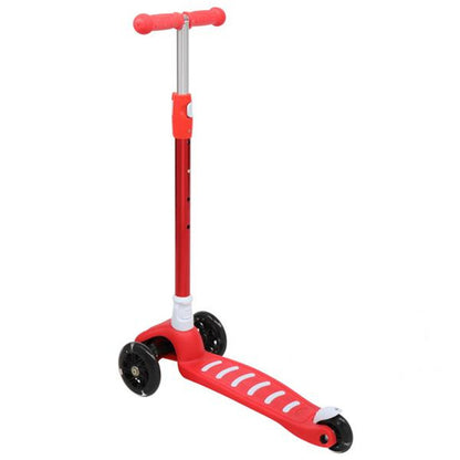 YIWA 3-wheeled Toddler Scooter Height Adjustable Portable Scooter Red