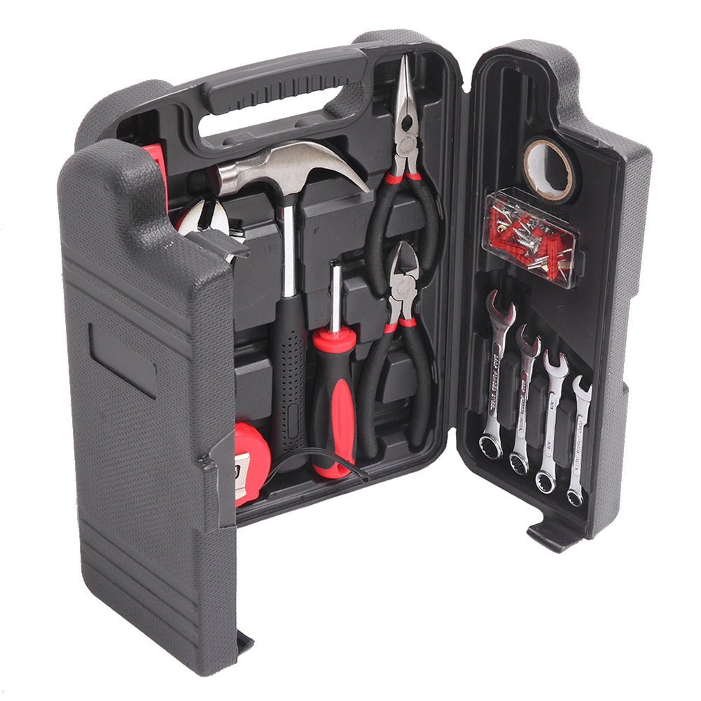 RONSHIN 136pcs Tool Set Carbon Steel General Household Home Repair Mechanic Hand Tools Kit