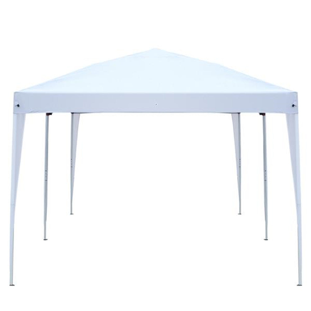 THBOXES Portable Instant Open Canopy Shade Shelter 2 Door Gazebo Tent White