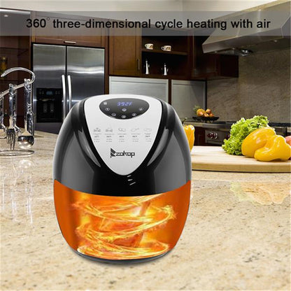 ZOKOP 5.6QT Air Fryer Shelf Food Clip Set Black