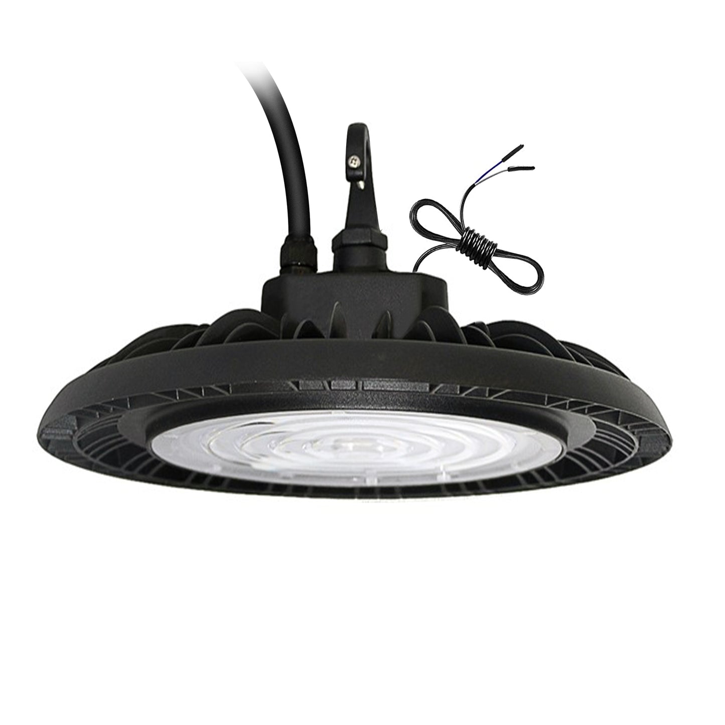 150-Watt Black Integrated LED UFO High Bay Light 21000LM 5000K