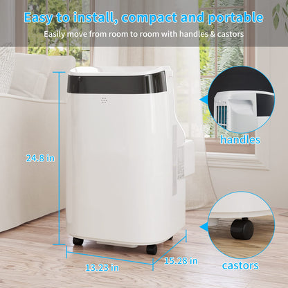 GARVEE 10000 BTU Portable Air Conditioner Cools up to 450 Sq. Ft Multifunctional Floor AC Unit with Dehumidifier