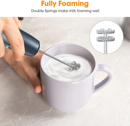 FUNAVO 5-in-1 Handheld Stick Blender Set 12 Speed Stainless Steel Mixer - Grey