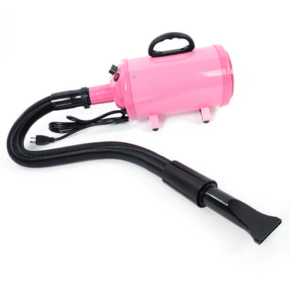 BEESCLOVER 2800W Pet Blow Hair Dryer Dog Grooming Cleaning Accessories Pink