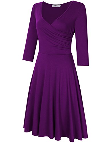 Womens Dresses,V Neck Slim Formal Dresses for Women