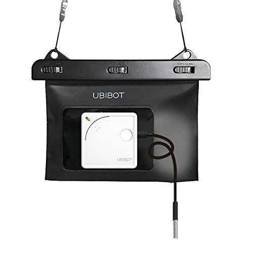 UbiBot Industrial Wireless Remote Temperature Humidity Ambient Light Sensor WiFi 24/7 Alerts Data Logger iPhone/Android Apps Monitor Anywhere, Anytime! IFTTT External Sensor Probe (WS1 Bundle)