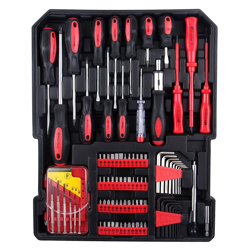 RONSHIN 799 Pcs Trolley Case Tool Repair Set Silver