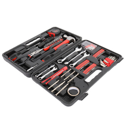 RONSHIN 148pcs Household Tool Set Hand Tool Kit Red
